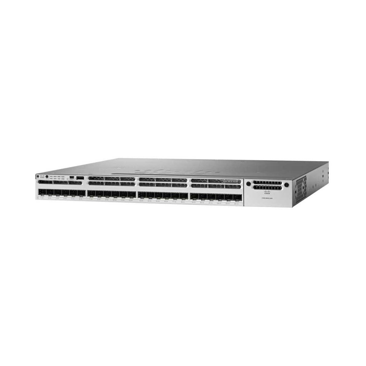 قیمت و خرید سوییچ شبکه 24 پورت SFP سیسکو مدل C3850-24XS-S | نت ران